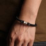 Buddha Stones 999 Sterling Silver Om Mani Padme Hum Peace Magnetic Buckle Bracelet Bracelet BS 8