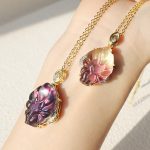 Buddha Stones Natural Colorful Fluorite Nine-Tailed Fox Protection Necklace Pendant Necklaces & Pendants BS 3