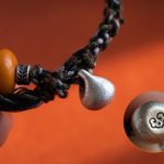 Buddha Stones 990 Sterling Silver Tibetan Handmade Amber Steelyard Weight Wish Protection Bracelet Bracelet BS 10