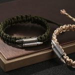 Buddha Stones 925 Sterling Silver Bullet Design Braided Rope Bracelet Bracelet BS 13