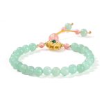 Buddha Stones Green Aventurine Luck Bead Tassel Bracelet Bracelet BS 9
