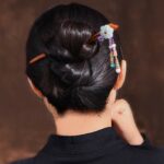Buddha Stones Red Sandalwood Amethyst Aventurine Protection Hairpin Decoration Hairpin BS 6