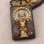 Buddha Stones Ebony Wood Elephant God of Fortune Buddha Blessing Necklace String Pendant Necklaces & Pendants BS 7