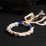 Buddha Stones Tibet Zakiram Goddess of Wealth Thangka Handmade Luck Bracelet Bracelet BS 5