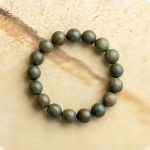 Buddha Stones Tibetan Green Sandalwood Soothing Cure Bracelet Bracelet BS 12mm(17 Beads)