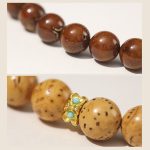 Buddha Stones Tibetan Natural Purple Gold Rat Bodhi Seed Wealth Double Wrap Bracelet Bracelet BS 15