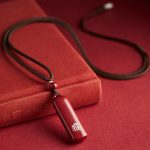 Buddha Stones Chinese Zodiac Natal Buddha Cinnabar Amulet Protection String Necklace Pendant Necklaces & Pendants BS 3