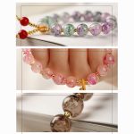 Buddha Stones Liuli Glass Bead Blessing Harmony Bracelet Bracelet BS 10