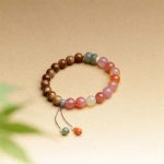 Buddha Stones Kuka Seed Yanyuan Agate Hetian Jade Wealth Protection Bracelet Bracelet BS 2