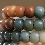 Buddha Stones 108 Mala Beads Gradient Bodhi Seed Green Tara Buddha Engraved Peace Harmony Bracelet Mala Bracelet BS 3