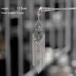 Buddha Stones Water Drop Lily of the Valley Flowers Tassels Confidence Hairpin Hairpin BS 44