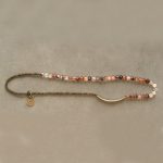 Buddha Stones Purple Phantom Red Hematoid Quartz Green Rutilated Quartz Copper Love Forgive Bracelet Bracelet BS 19