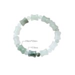 Buddha Stones Jade Coconut Shell Bamboo Pattern Abundance Luck Bracelet Bracelet BS 12