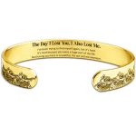 Buddha Stones The Day I Lost You Memorial Harmony Bracelet Bangle Bracelet Bangle BS Gold