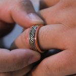 Buddha Stones Magnetic Copper Balance Adjustable Cuff Bracelet Bangle Ring Bracelet Bangle BS 10