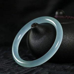 Buddha Stones Natural Jade Healing Blessing Bangle Bracelet Bracelet BS main