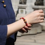 Buddha Stones Handmade 925 Sterling Silver Year of the Dragon Cute Chinese Zodiac Luck Braided Red Bracelet Bracelet BS 4