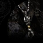 Buddha Stones Tibetan Dorje Vajra Design Wealth Necklace Pendant Necklaces & Pendants BS 4