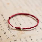 Buddha Stones 925 Sterling Silver Luck Bead Protection Red String Braided Bracelet Bracelet BS 8