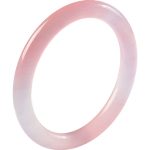 Buddha Stones Pink Crystal Love Warmth Bracelet Bangle Bracelet BS 9