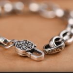 Buddha Stones 925 Sterling Silver Six True Words Wisdom Calm Bracelet Bracelet BS 10
