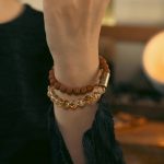 Buddha Stones Natural Citrine Crystal Rudraksha Bodhi Seed Brass Bead Prosperity Double Wrap Bracelet Bracelet BS 6