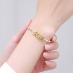 Buddha Stones Copper Coin Fortune Tree Pearl Luck Blue Rope Braided Bracelet Bracelet BS 11