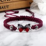 Buddha Stones Butterfly Freedom Love String Charm Bracelet Bracelet BS 12