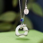 Buddha Stones Year Of The Dragon 925 Sterling Silver Hetian White Jade Peace Buckle Auspicious Clouds Success Necklace Pendant Necklaces & Pendants BS Silver Dragon