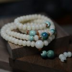 Buddha Stones 108 Mala Beads Bodhi Seed Keep Away Evil Spirits Calm Bracelet Mala Bracelet BS 7