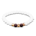 Buddha Stones Natural White Jade Protection Bracelet Bracelet BS main