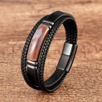 Buddha Stones Natural Stone Green Agate Power Multilayered Braided Leather Bracelet (Extra 30% Off | USE CODE: FS30) Bracelet BS Agate 23cm
