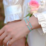Buddha Stones Turquoise Red Agate Pearl Small Beaded Protection Bracelet Bracelet BS 15