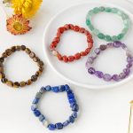 Natural Irregular Shape Crystal Stone Spiritual Awareness Bracelet Bracelet BS 1