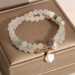 Buddha Stones Double Layer Jade Shell Luck Bracelet Bracelet BS 2