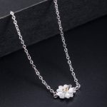 Buddha Stones 925 Sterling Silver Cherry Blossom Blessing Chain Bracelet Bracelet BS 3