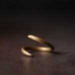 Buddha Stones Simple Design Copper Luck Adjustable Ring Ring BS US5