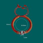 Buddha Stones Colorful Rope True Love Knot Luck Handmade Bracelet Bracelet BS 13