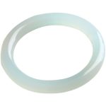 Buddha Stones Natural Aquamarine Blessing Serenity Bangle Bracelet Bracelet Bangle BS 6