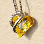 Buddha Stones Love Heart Birthstone Healing Energy Necklace Pendant Necklaces & Pendants BS 39