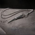 ❗❗❗A Flash Sale- Buddha Stones 925 Sterling Silver Year of the Dragon Design Dorje Vajra Protection Necklace Pendant Necklaces & Pendants BS 2
