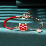 Buddha Stones 925 Sterling Silver Color-changing Chinese Zodiac Luck Protection Red String Chain Bracelet Bracelet BS 8