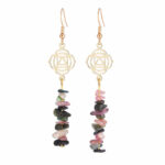 Healing Crystals Zen Cairn Confidence Earrings (Extra 30% Off | USE CODE: FS30) Earrings BS Tourmaline