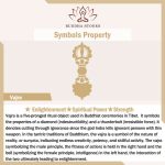 Buddha Stones Tibetan Dorje Vajra 4 Prong Lotus Liuli Crystal Strength Necklace Pendant Necklaces & Pendants BS 25