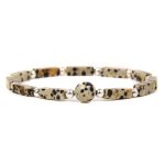 Buddha Stones Natural Crystal Amethyst Tiger Eye Spiritual Balance Bracelet Bracelet BS Zebra Jasper