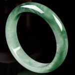 Buddha Stones Natural Jade Fortune Blessing Bangle Bracelet Bracelet BS 7