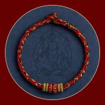 Buddha Stones Tibet Handmade Chinese Zodiac Natal Buddha Luck Strength Braided String Bracelet Bracelet BS 9