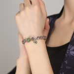 Buddha Stones Chinese Zodiac Natal Buddha 925 Sterling Silver Natural Moonstone Hetian Jade Positive Bracelet Bracelet BS 6