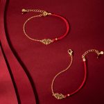 Buddha Stones Lock of Good Wishes Luck Strength Chain Bracelet Bracelet BS 4