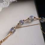 Buddha Stones Moonstone Positive Charming Chain Bracelet Bracelet BS 12